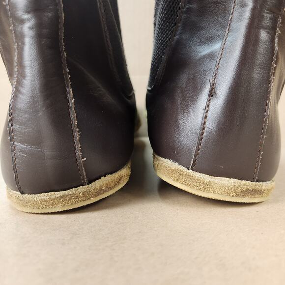 Unbranded Women's Barefoot Zero Drop Chelsea Brown Leather Upper Boots 40 EU - Picture 8 of 12